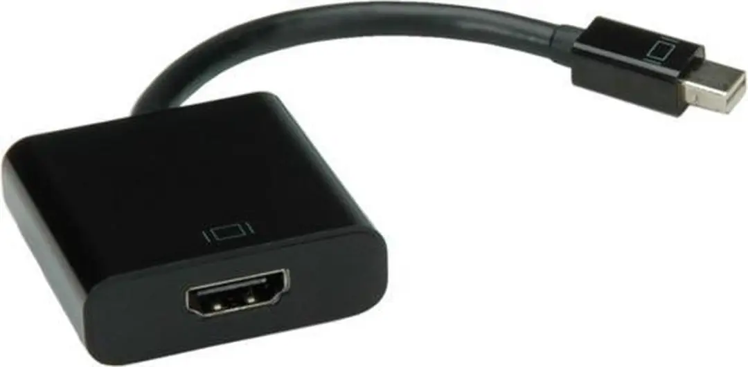 Value Mini DisplayPort naar HDMI Adapter 0,15m - Zwart