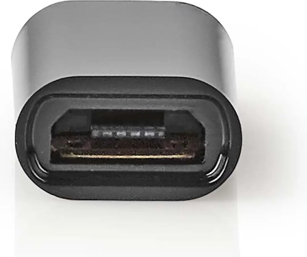 Nedis CCGP60910BK USB-C Adapter - USB 2.0 Micro-B - Zwart