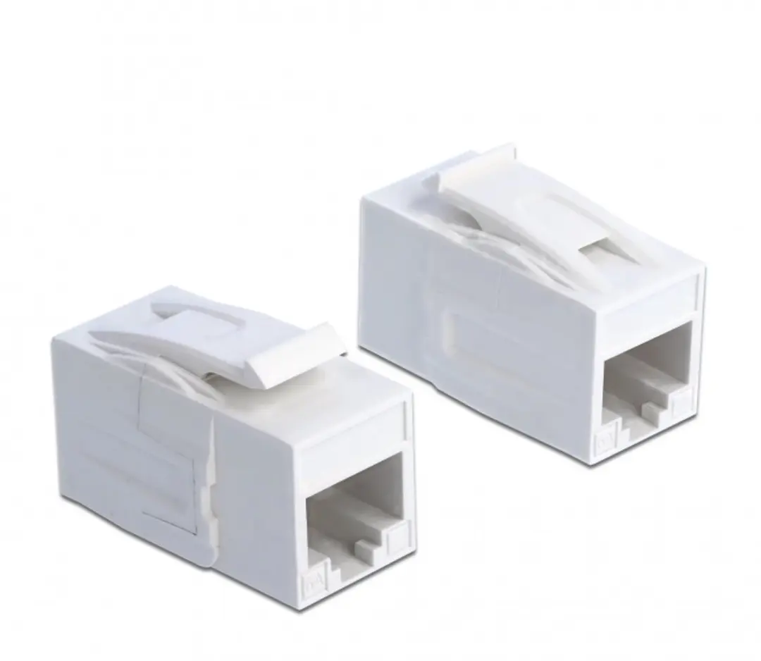 Delock UTP CAT6a Keystone Module RJ45 - Wit