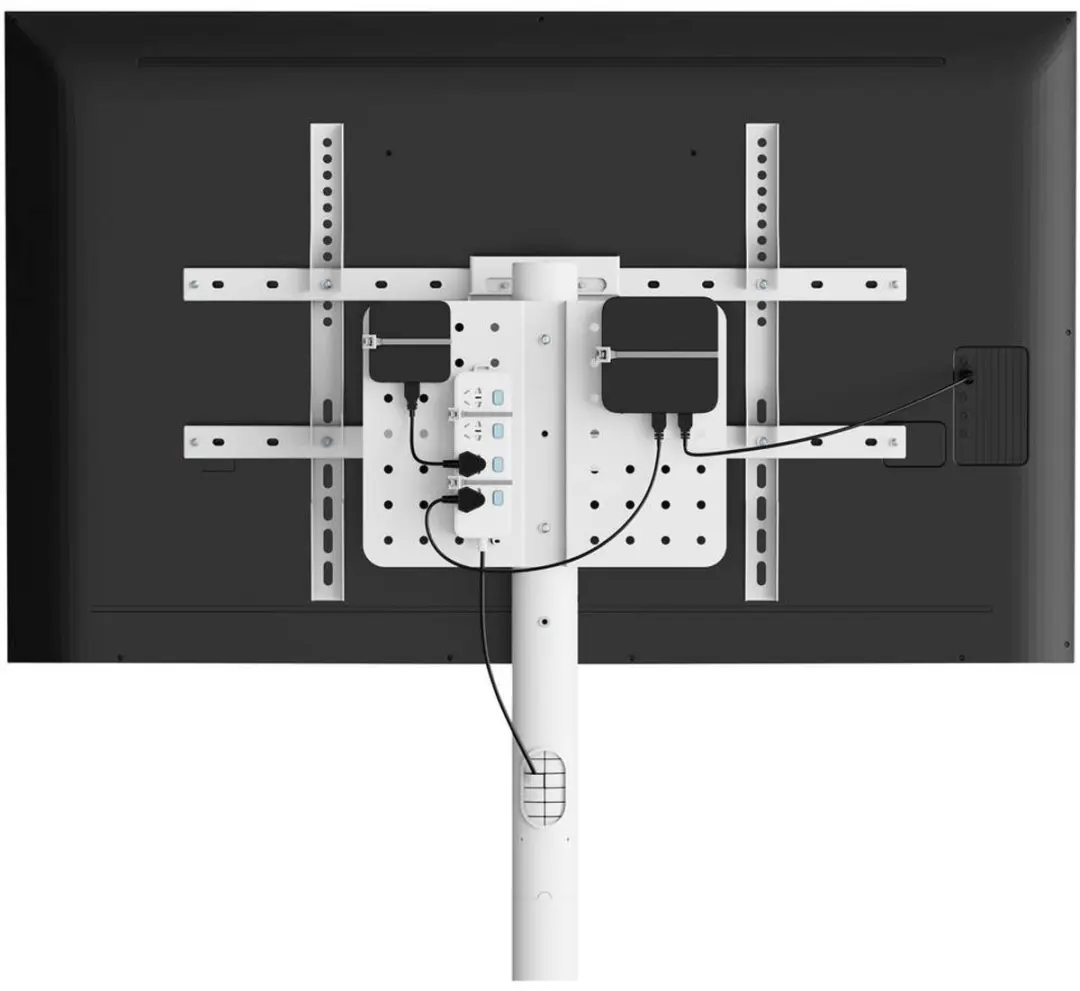 SpeaKa Professional SP-TVS-800 TV-wagen 86" - Kantelbaar - Wit