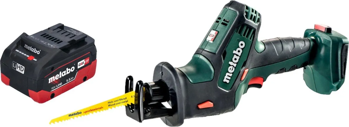 Metabo SSE 18 LTX Reciprozaag 18V