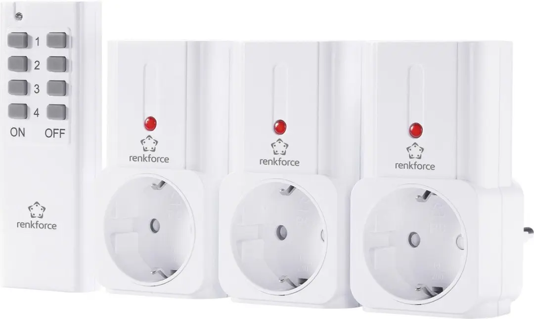 Renkforce Stopcontactset 4-delig 3680W