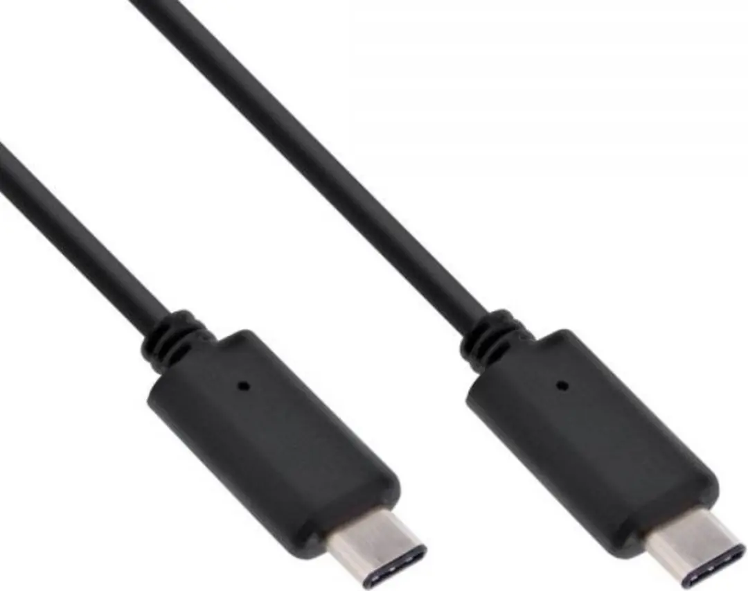 InLine USB-C naar USB-C Kabel 3.5705A - USB 3.2 10Gbit/s PD 20V/3A - 5m - Zwart