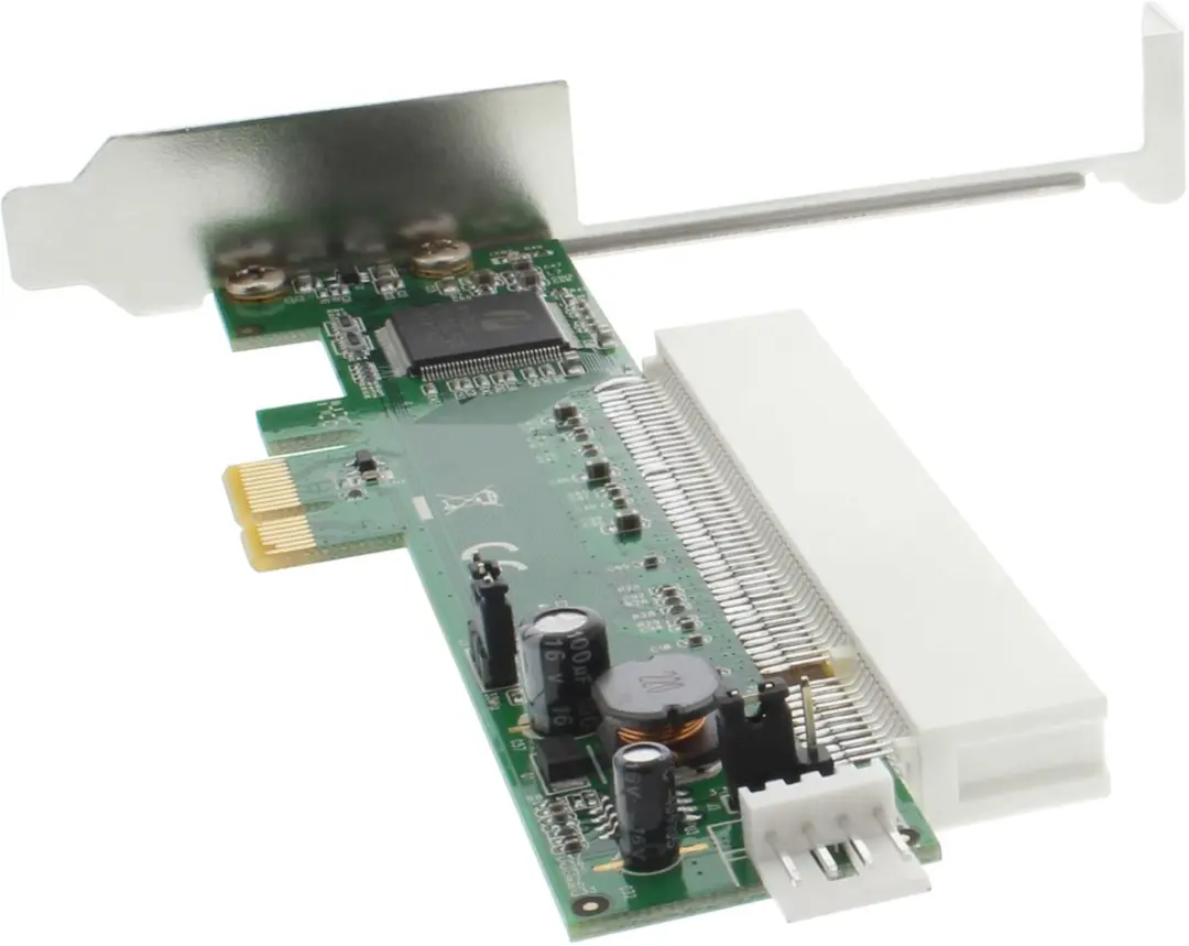 InLine PCIe naar PCI Adapter - Grijs
