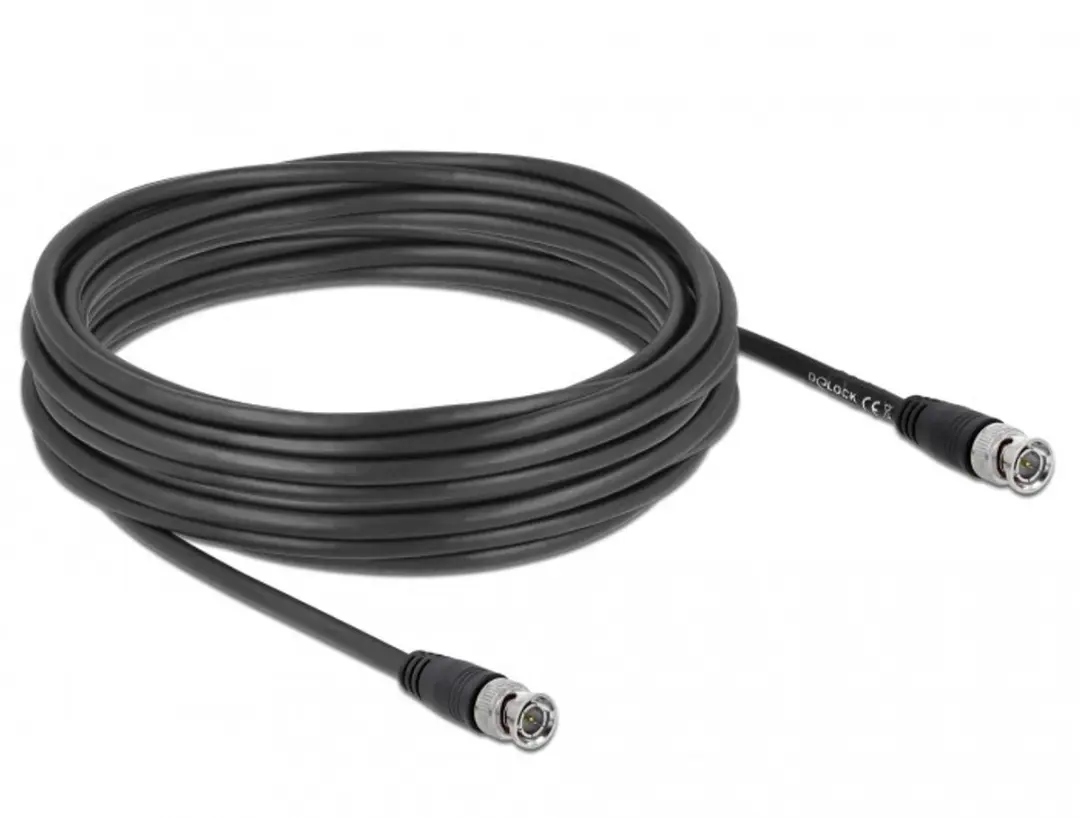 Delock BNC Kabel RG59 75 Ohm 10m - Zwart