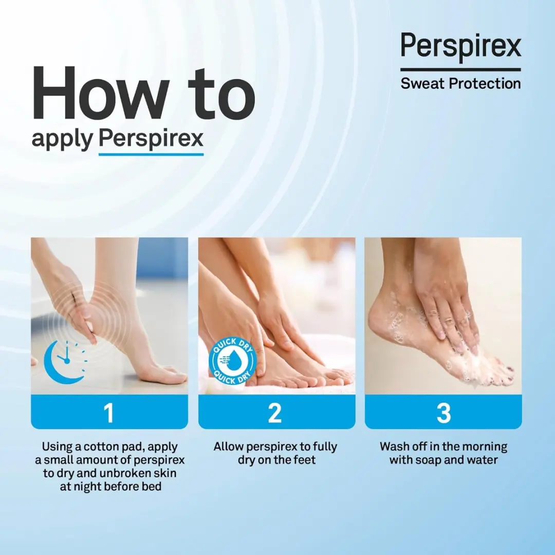 Perspirex Hand & Foot Lotion 100ml - 5 Dagen Bescherming