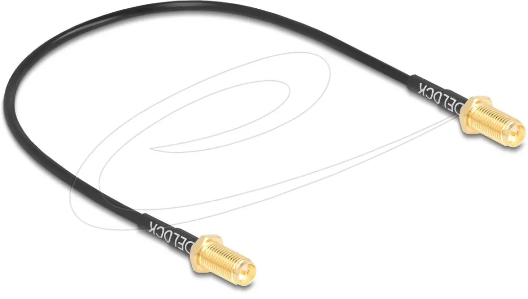 Delock Antennekabel RP-SMA Jack Bulkhead