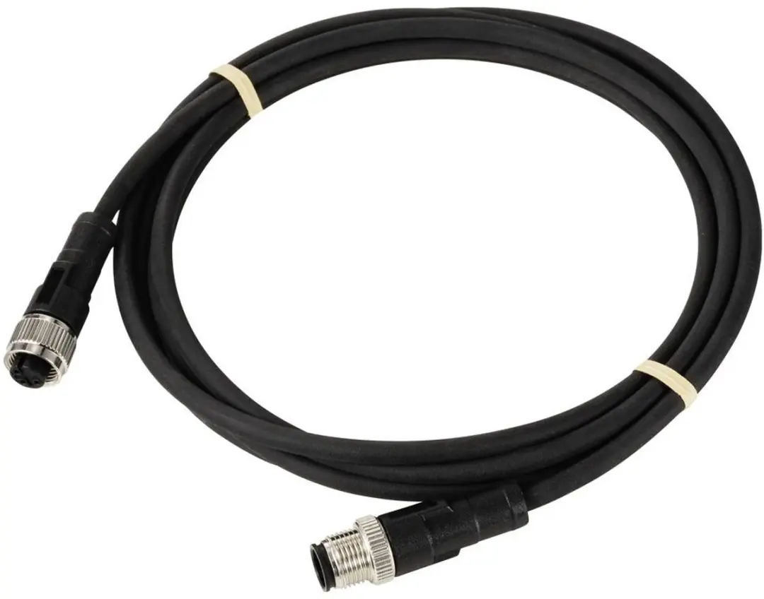 Tru Components TC-12833104 Sensor/Actuator Verlengkabel M12 - 3 Polig - Zwart