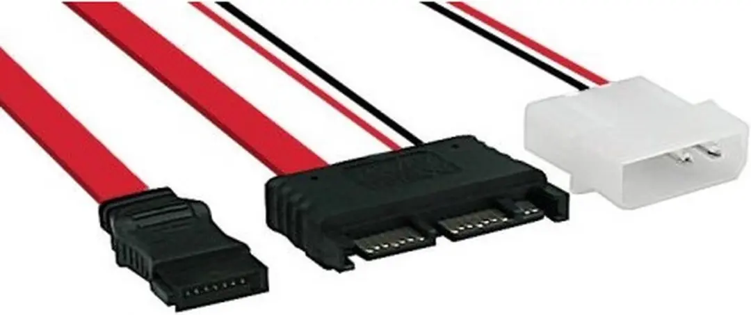 InLine Micro-SATA naar Molex/SATA Kabel 0,5m