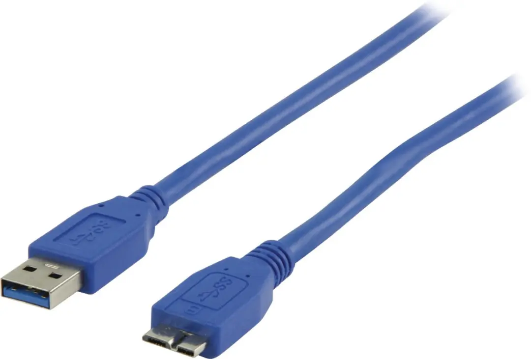 Nedis USB 3.2 Gen 1 A-MicroB Kabel 5m - Blauw - afbeelding 6 van 6