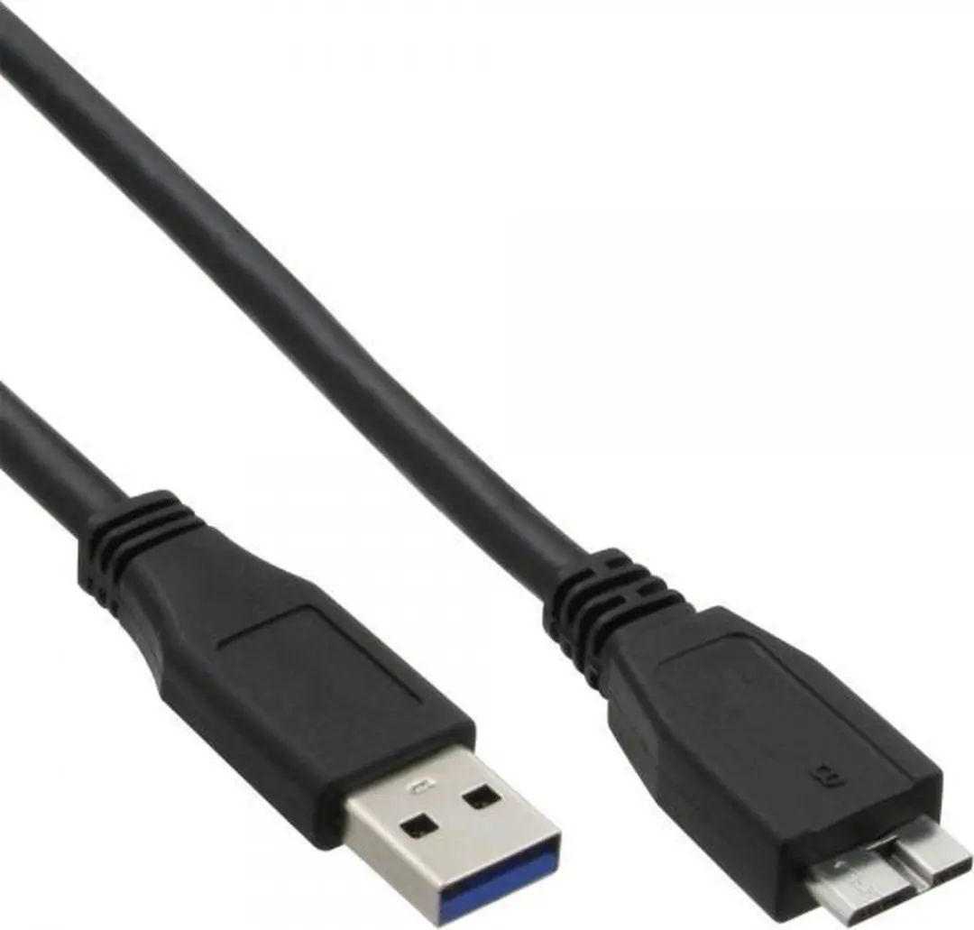 InLine USB 3.2 Gen.1 A naar Micro B Kabel 1,5m - Zwart