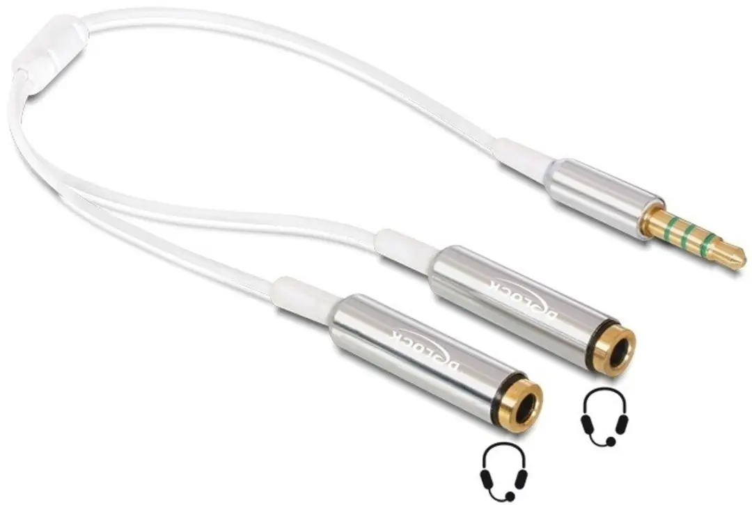 Delock 3,5mm Jack 4-polig Audio Splitter