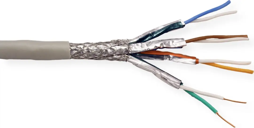 Roline S/FTP Cat.7 Kabel 100m - Grijs