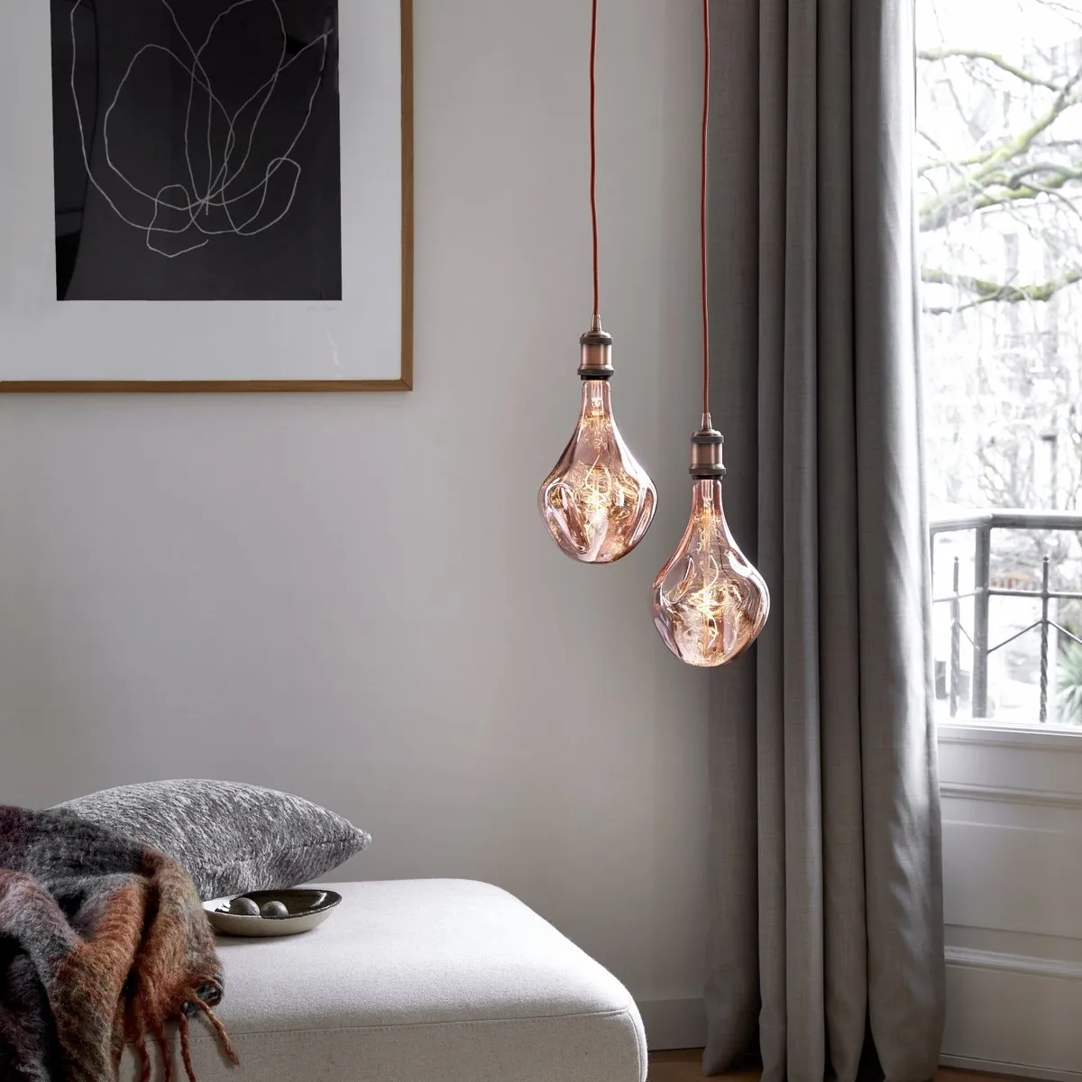 Calex Organic EVO XXL Rose LED Lamp 6W