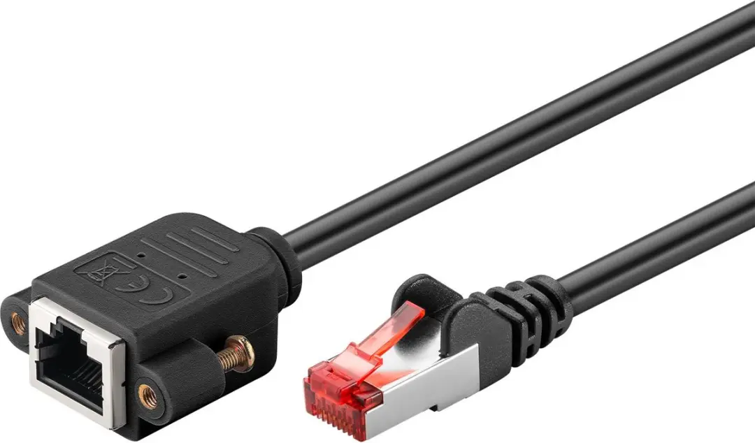 Goobay CAT 6 Verlengkabel S/FTP PiMF - Zwart