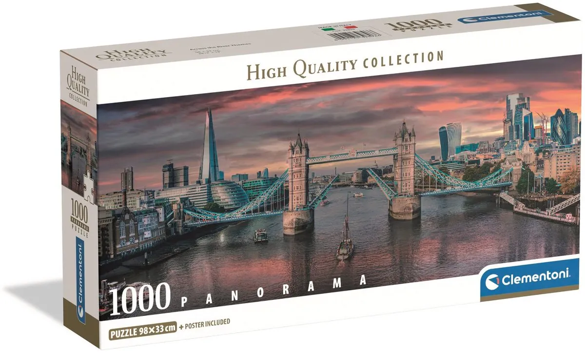 Clementoni Panorama Theems Puzzel 1000 Stuks