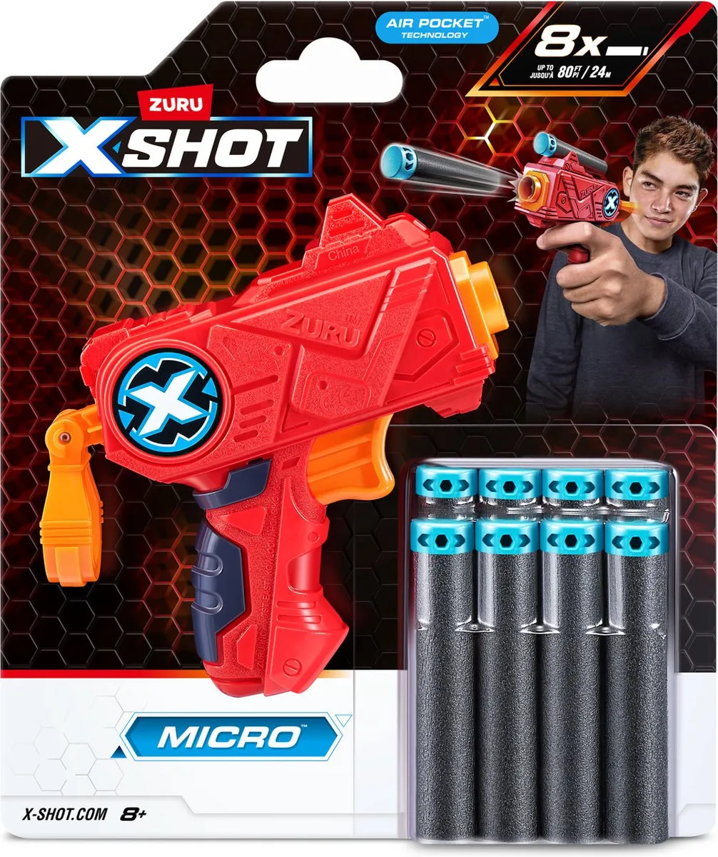 Nerf X-Shot Micro 3613 - Rood