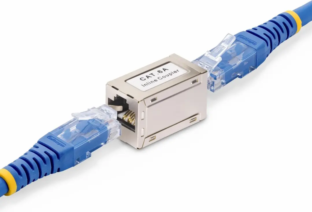 Startech IN-CAT6A-COUPLER-S1 Shielded Ethernet Koppelstuk - Zilver