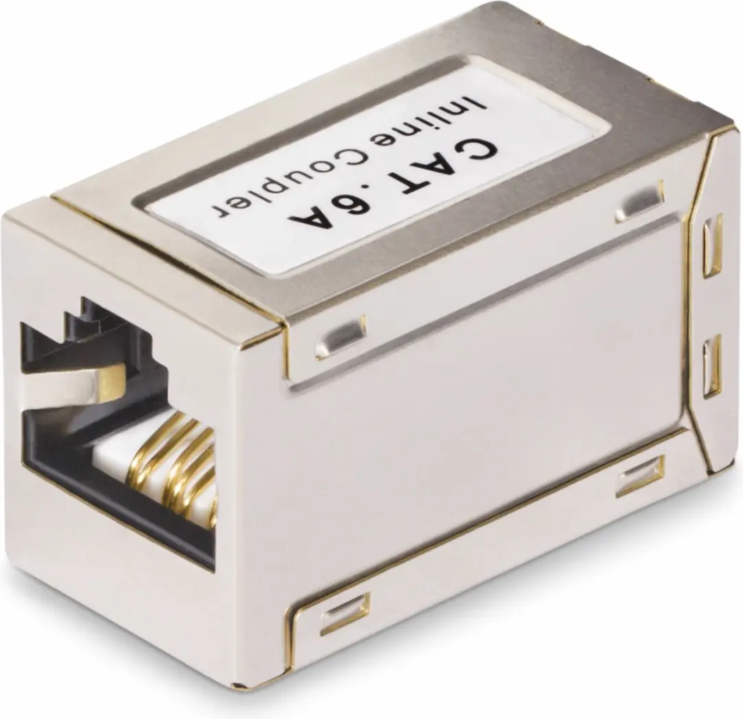 Startech IN-CAT6A-COUPLER-S1 Shielded Ethernet Koppelstuk - Zilver