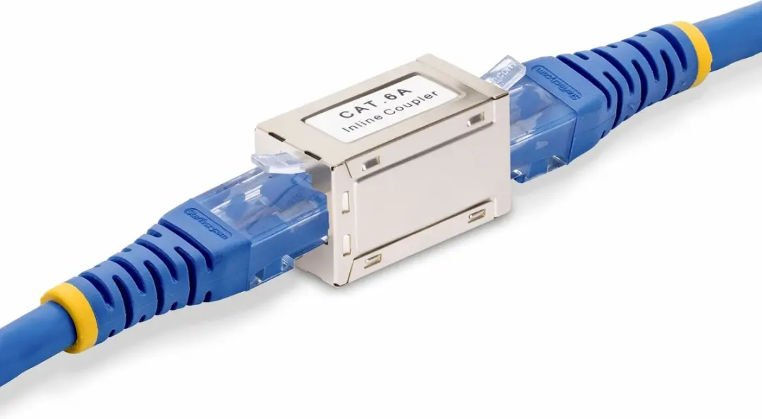 Startech IN-CAT6A-COUPLER-S1 Shielded Ethernet Koppelstuk - Zilver