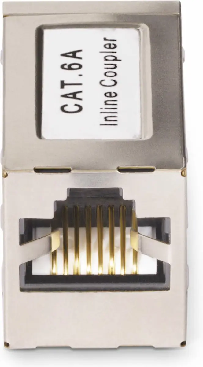 Startech IN-CAT6A-COUPLER-S1 Shielded Ethernet Koppelstuk - Zilver