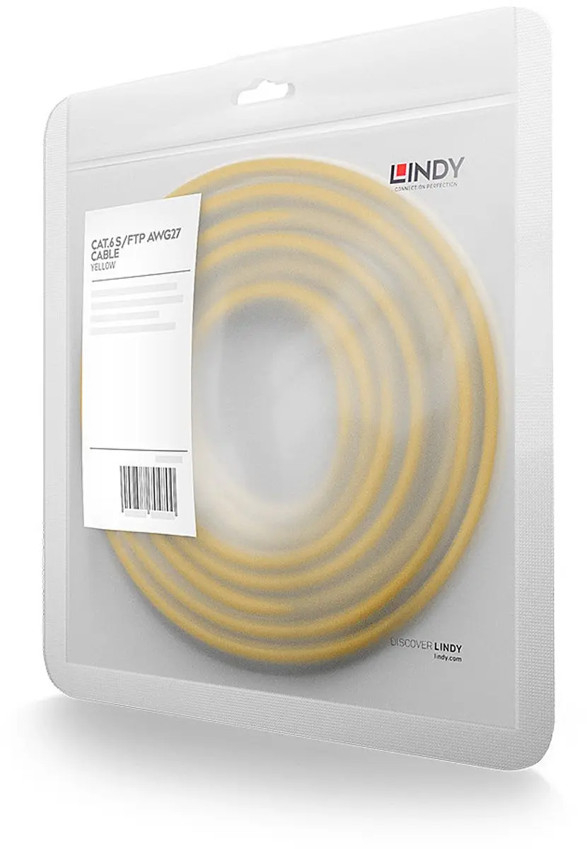 Lindy CAT 6 Patchkabel 20m - RJ45 - Kleurloos
