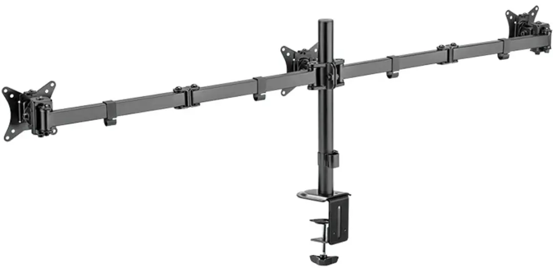 Logilink BP0173 Monitorbeugel 3voudig - 17-27" - Zwart