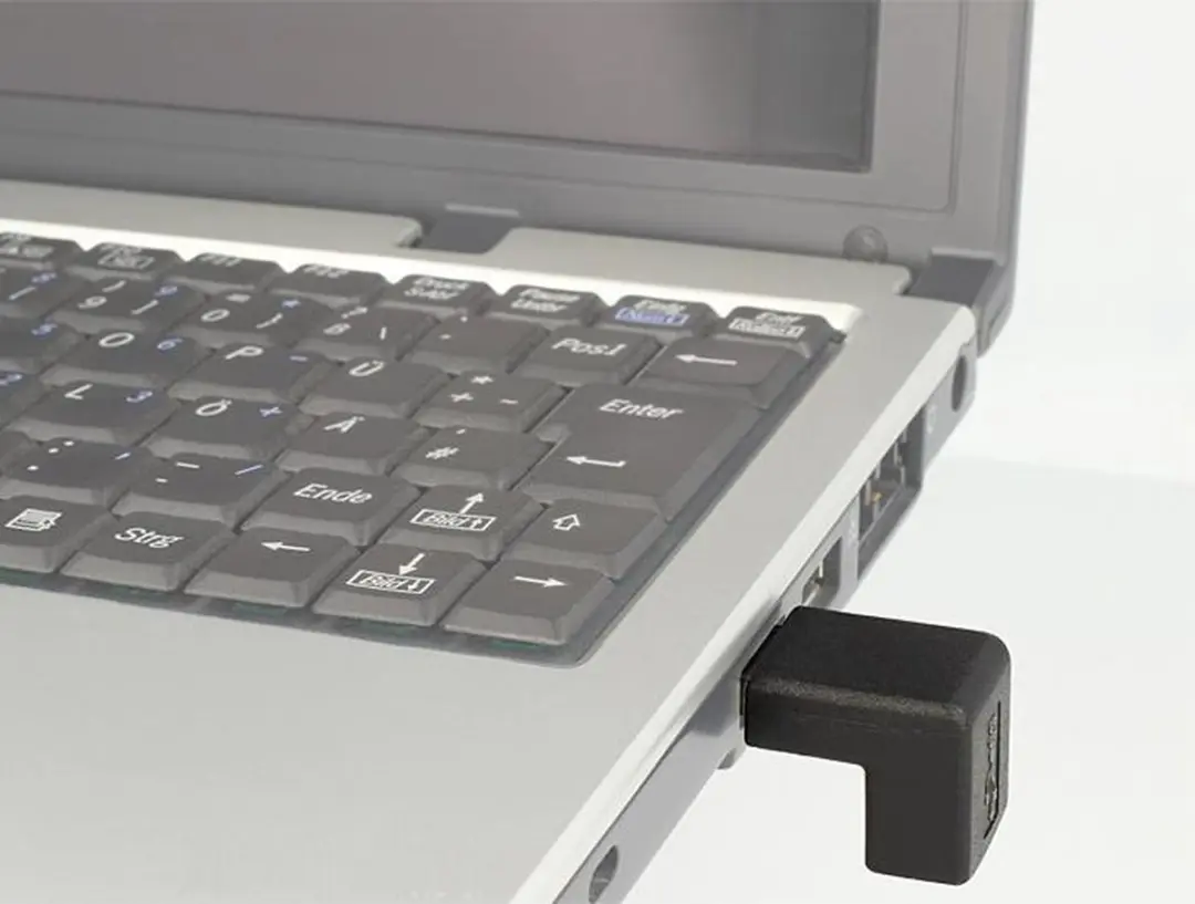 Delock USB 3.0 M/F Adapter - Zwart