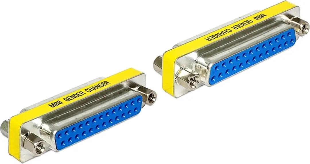 Delock Sub-D 25 Pin Female Gender Changer