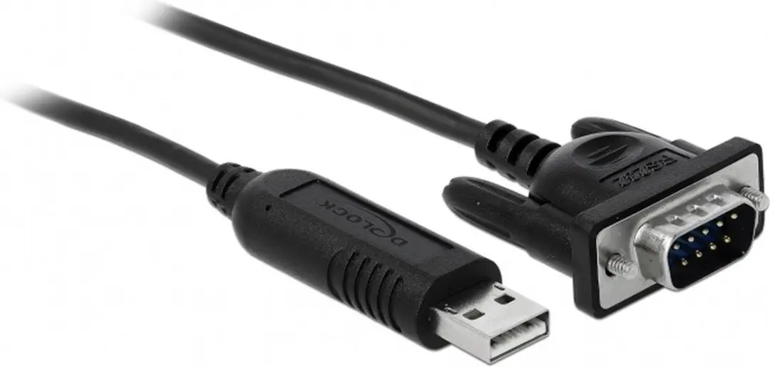 Delock USB-A naar RS232 Adapter 9-pins SUB-D