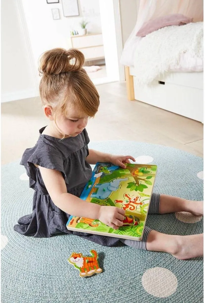 Haba Geluidenpuzzel In De Jungle 303181 - 10 Stukjes