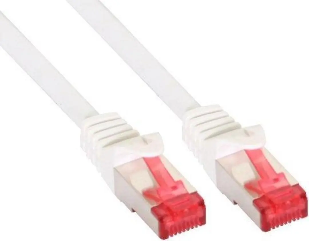 InLine Patchkabel S/FTP Cat.6 Halogeenvrij 5m Wit