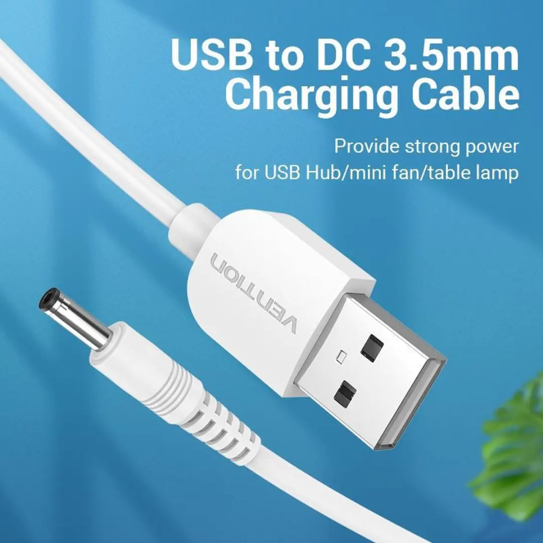 Vention CEX Wit 1m USB-A naar DC 3.5mm