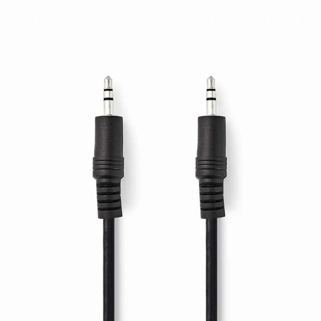 Nedis Stereo-Audiokabel 3,5mm - 1m - Zwart - afbeelding 6 van 6