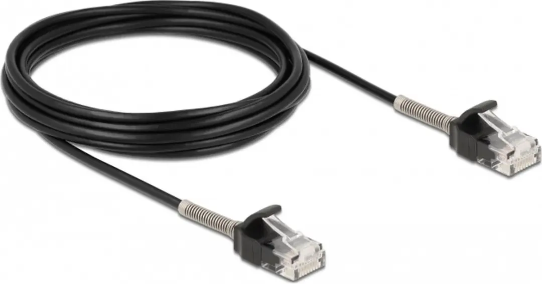 Delock RJ45 Kabel Cat.6A 5m - Zwart