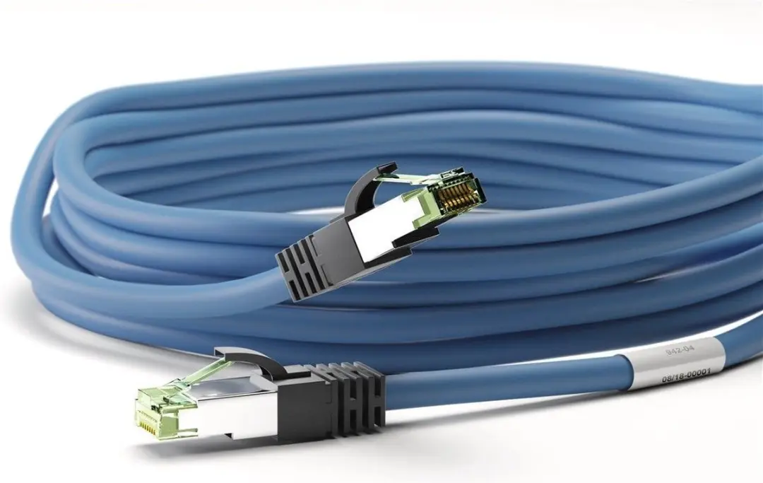 Goobay CAT8.1 Netwerkkabel 40Gbit - 0,25m - Blauw