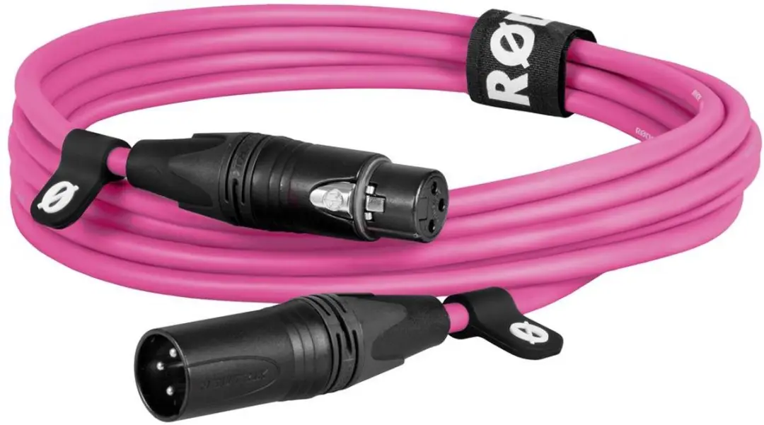 RODE XLR3M-P XLR-kabel 3m - Roze