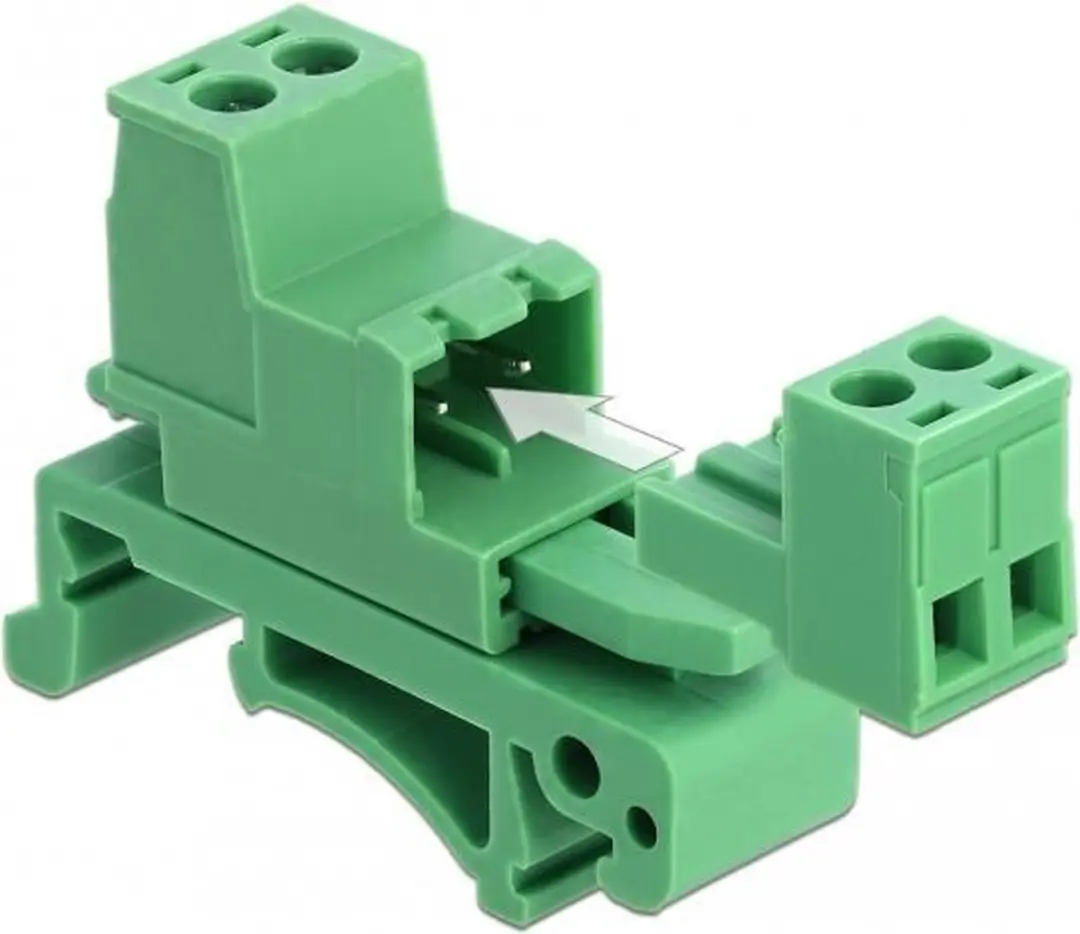 Delock Terminalblokset 2-polig 5.08mm - Groen