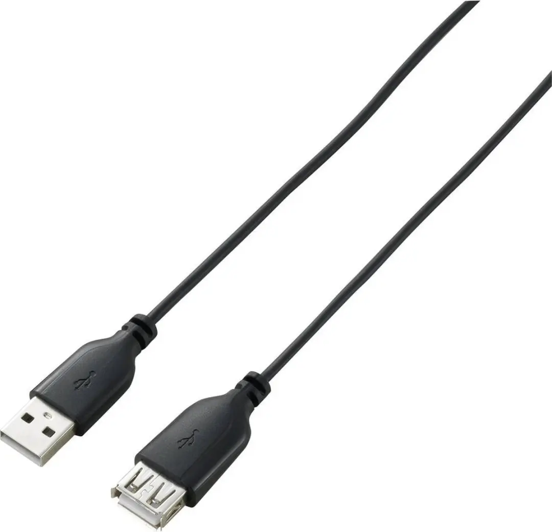 Renkforce USB 2.0 USB-A Kabel RF-4080795 - 1m - Zwart