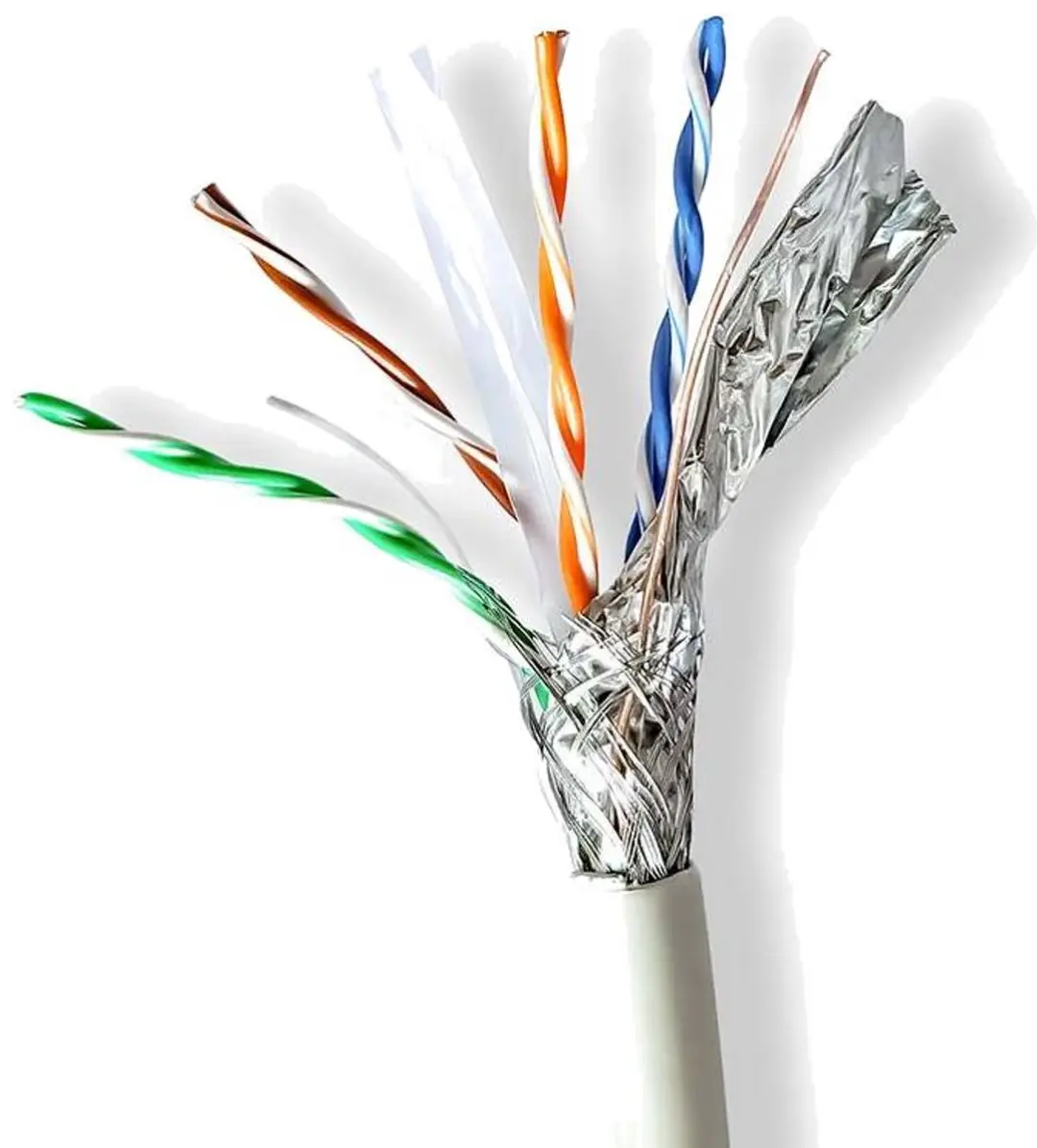 Nedis CAT6a Netwerk Kabel Rol 100m - Grijs