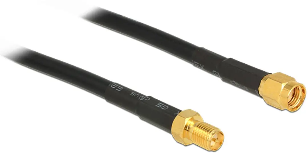 Delock RP-SMA Verlengkabel CFD200/RF200 50 Ohm