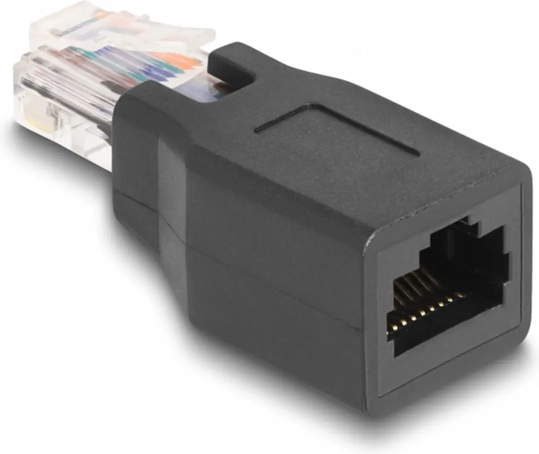 Delock RJ50 naar Jack Adapter 1:1 - Zwart