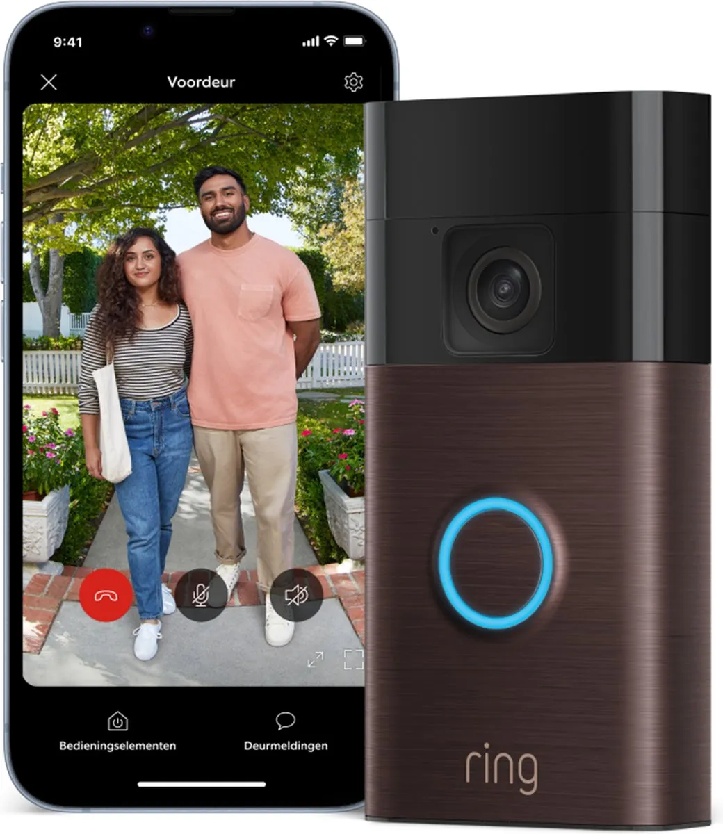 Ring Battery Video Doorbell 1440p Brons