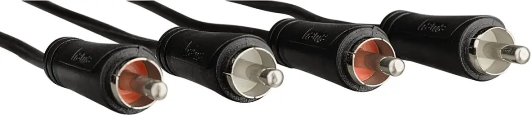 Hama Cinch Audio Connectiekabel 2.5m - Zwart