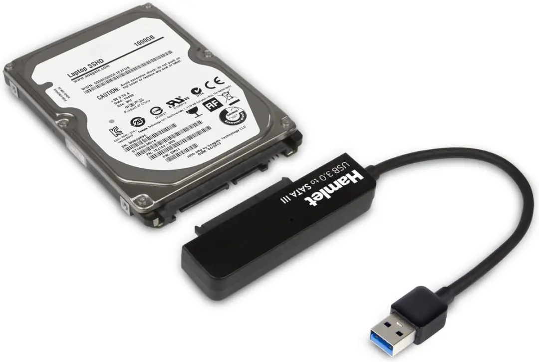 Hamlet XADU3SATA USB 3.0 SATA III Tussenstuk - Zwart