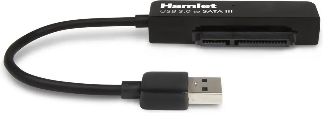 Hamlet XADU3SATA USB 3.0 SATA III Tussenstuk - Zwart