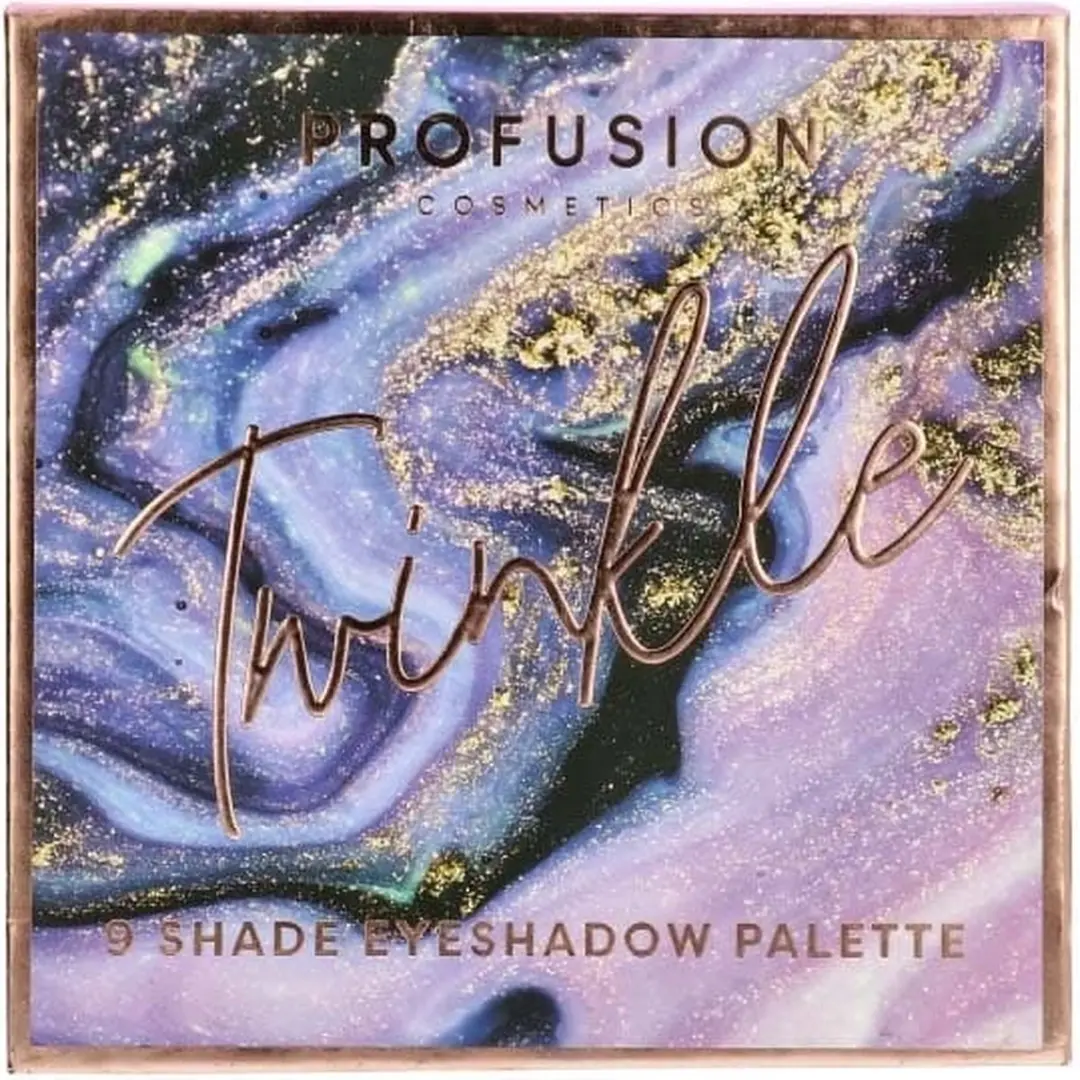 Profusion Oogschaduw Euphoric Glam Twinkle Palette - 9 Kleuren