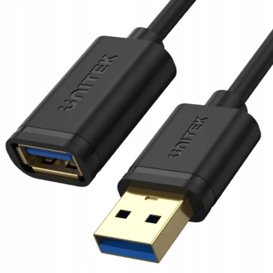 Unitek USB 3.0 AM-AF Kabel 2m - Zwart