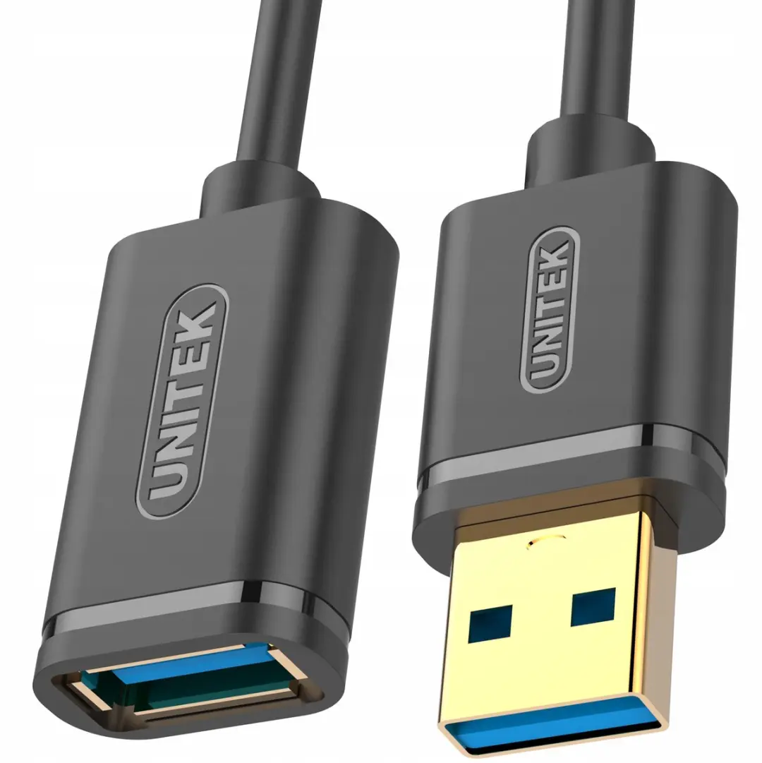 Unitek USB 3.0 AM-AF Kabel 2m - Zwart