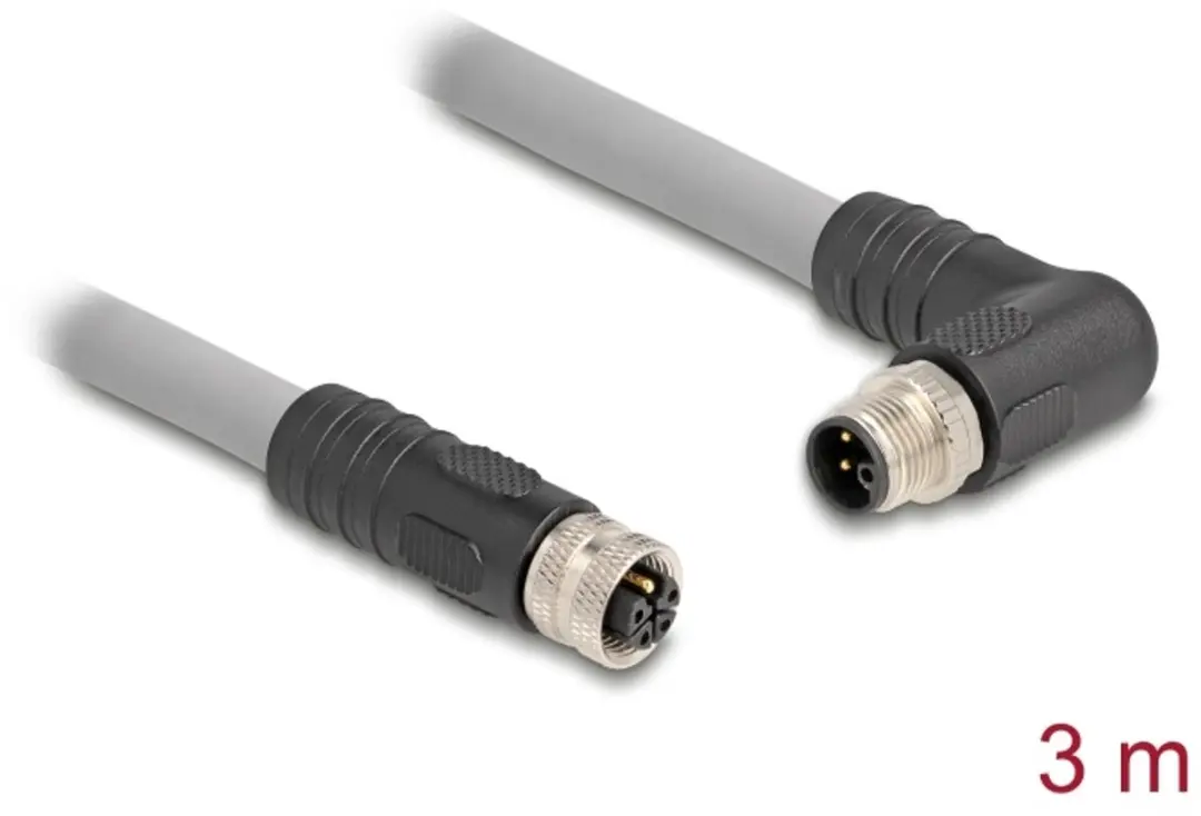 Delock M12 L-coded Kabel 5-polig